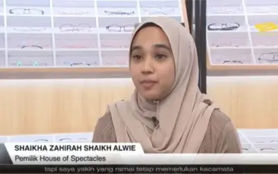 Madrasah Alsagoff Alumni opens her own optical shop amid the COVID-19 pandemic