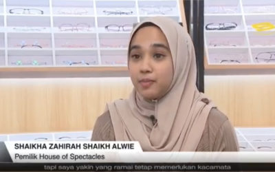 Madrasah Alsagoff Alumni opens her own optical shop amid the COVID-19 pandemic